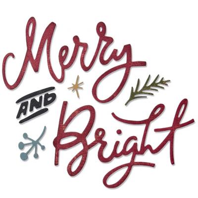 Sizzix Tim Holtz Thinlits Die - Merry & Bright